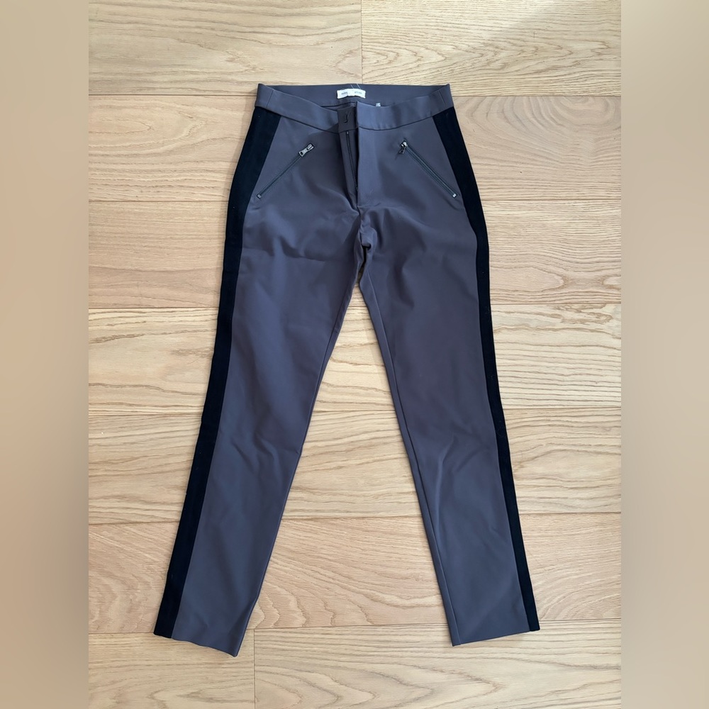 Rebecca Taylor Ava Techy Black Striped Pants Available Feb 5th 2024